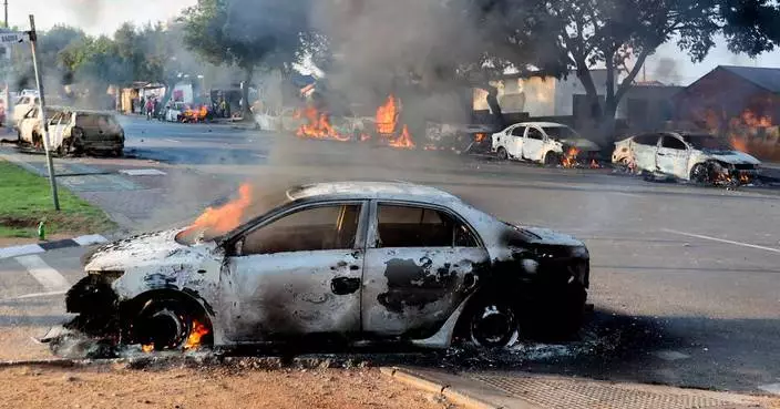 Vehicles torched in South Africa as protests over asylum ruling rage on
