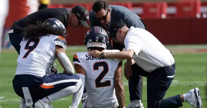The Broncos lose Patrick Surtain and Riley Moss to injuries against the 49ers