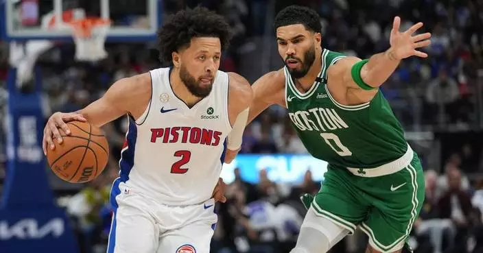 NBA season tips off with Pistons rallying to beat Celtics 121-113, spoiling Paul George's debut