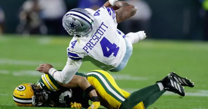 Struggling Cowboys suffer letdown on offense as their defense shows signs of progress