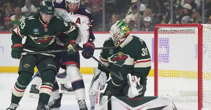 Kaprizov, Wallstedt carry the Wild past the Blue Jackets, 2-1