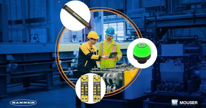 Mouser Stocking Wide Selection of Industrial Automation Solutions from Banner Engineering