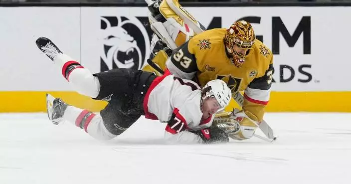 Raphael Lavoie scores his 1st NHL goal as the Golden Knights beat the Senators 4-1