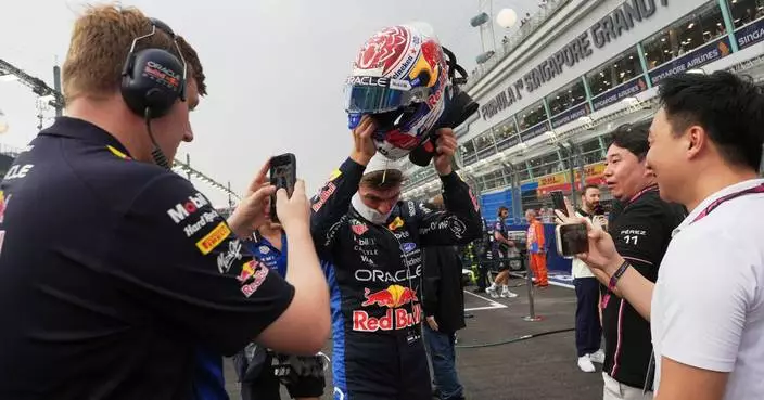 Singapore F1 sprint race start delayed after heavy rain