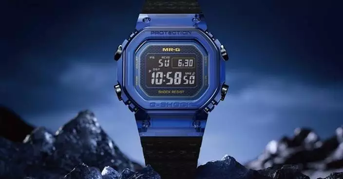 Casio to Release MR-G Crafted in Blue Sapphire Crystal