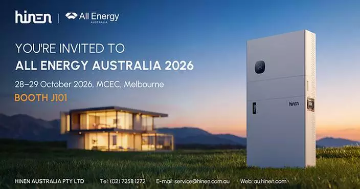 Hinen to Showcase A15 Residential Energy Solutions at All Energy Australia 2026