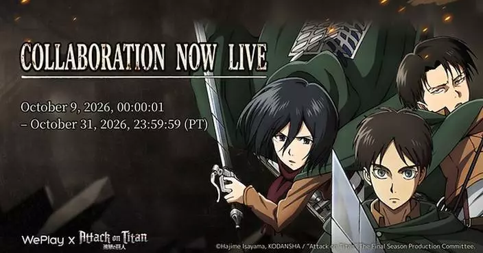 WePlay Teams Up with the TV Anime Attack on Titan for a U.S. Themed Campaign