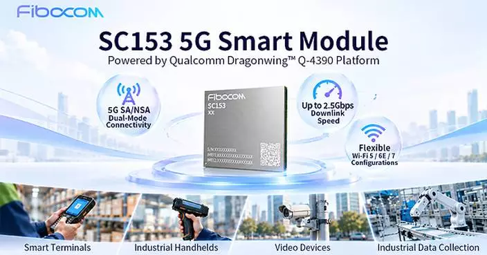 Fibocom Showcases SC153 5G Smart Module at NetworkX, Leveraging a Qualcomm Platform to Accelerate 5G Smart Device Development