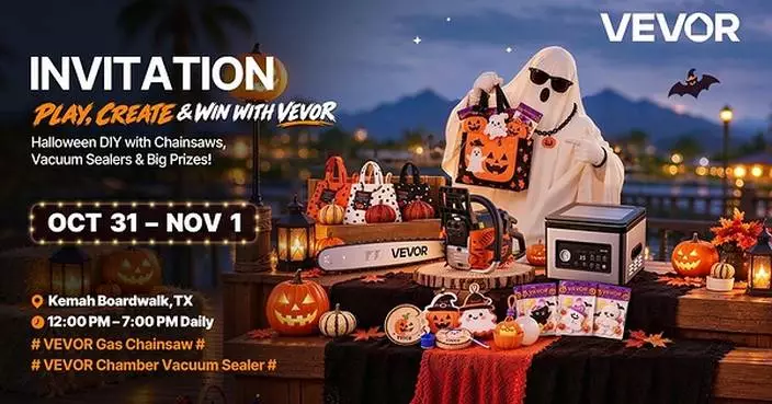 VEVOR Gas Chainsaw and VEVOR Chamber Vacuum Sealer Headline Halloween DIY Event Near Houston