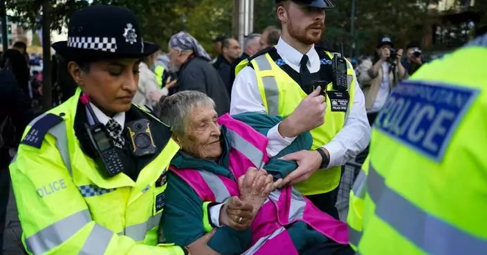 Dozens arrested outside US Embassy in London for supporting proscribed pro-Palestinian group