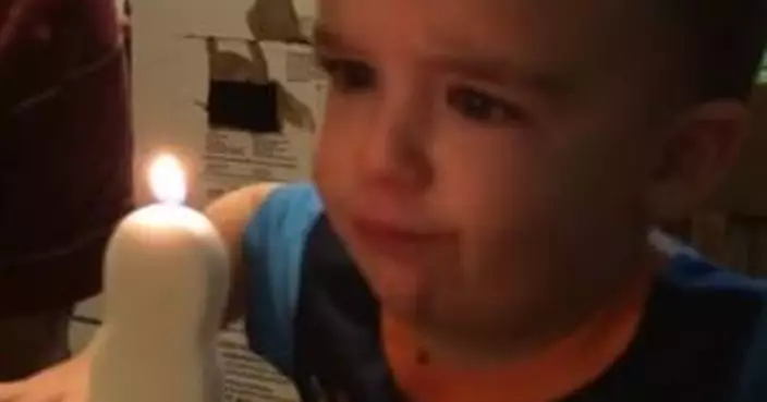 受保護的文章：兩歲小孩唔識吹蠟燭