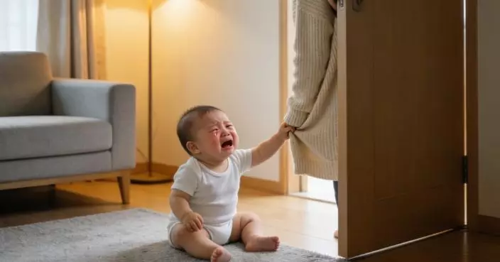 寶寶開始「痴身」：成日笑哈哈的BB，突然喊住唔肯放手