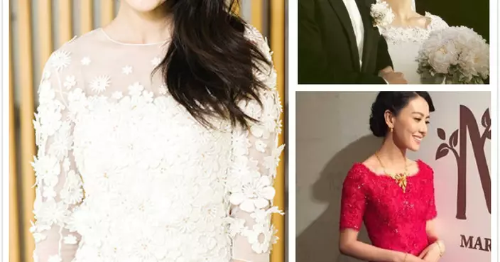 揭秘最美新娘高圓圓絕美婚紗