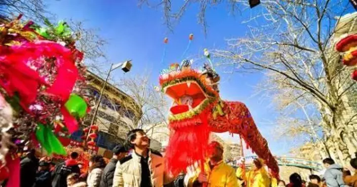 甘肅敦煌千年民間社火遊街 萬人享民俗文化大餐