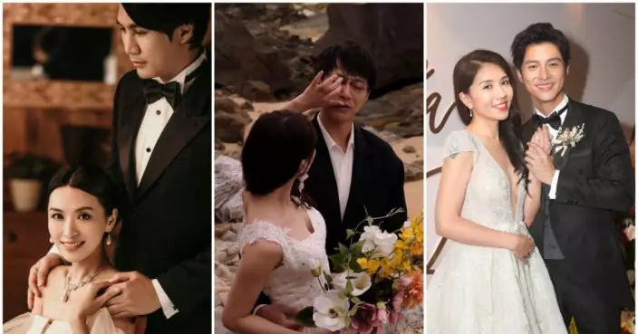 吳業坤與日本新聞之花閃婚 陳煒48歲再婚嫁醫生男友陳國強