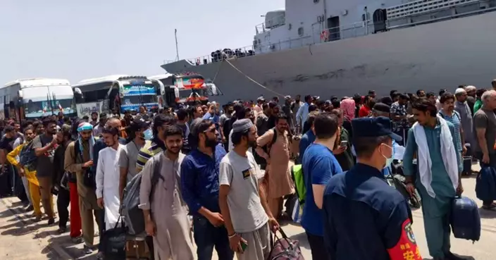 216名巴基斯坦公民乘中國軍艦撤離蘇丹 巴外交部：感謝中國朋友