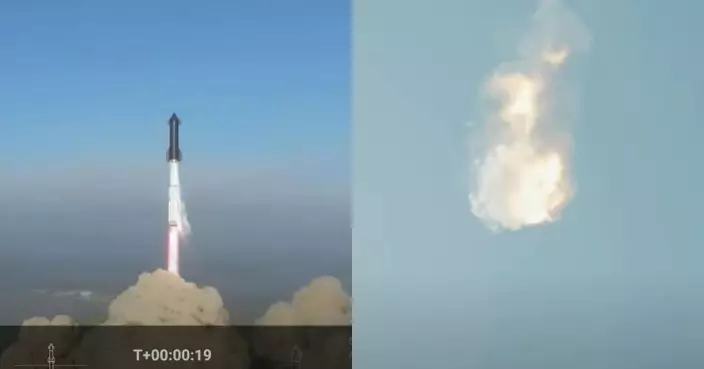SpaceX「星艦」飛船再試射  升空4分鐘即爆炸解體