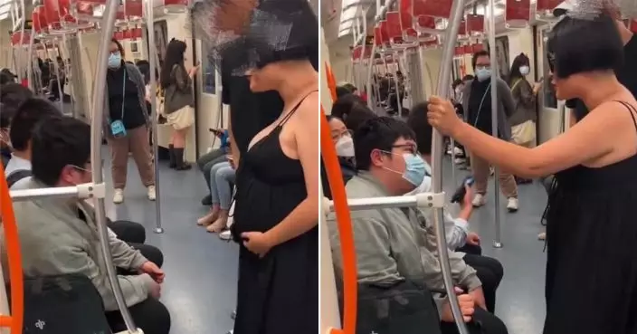 囂張孕婦上海地鐵逼男子讓座遭拒破口大罵 網民一面倒撐男乘客