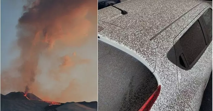 意西西里島埃特納火山噴發 卡塔尼亞機場暫時關閉