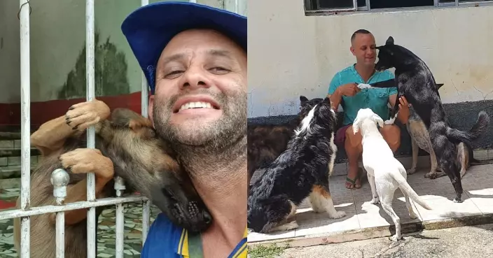 夢想開收容所救助毛孩！巴西郵差憑熟練技巧沿路與貓狗成朋友