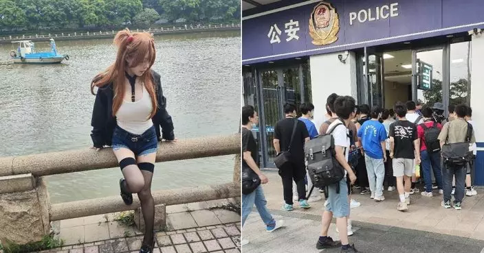 網傳廣州動漫展少女被警帶走 宅男圍警局原因眾說紛紜