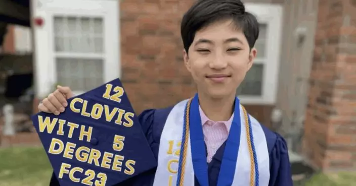 12歲香港移民美國神童 5副學士學位創最年輕畢業生紀錄