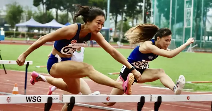 全國田徑大獎賽香港田徑選手呂麗瑤奪得女子100米欄冠軍
