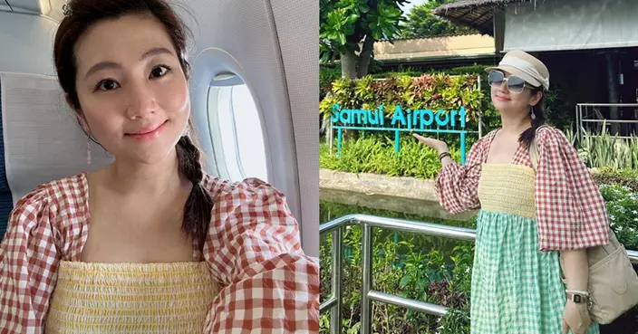 任家萱Selina懷胎6月前往泰國旅遊  曬全身照臉色紅潤「孕肚消失」