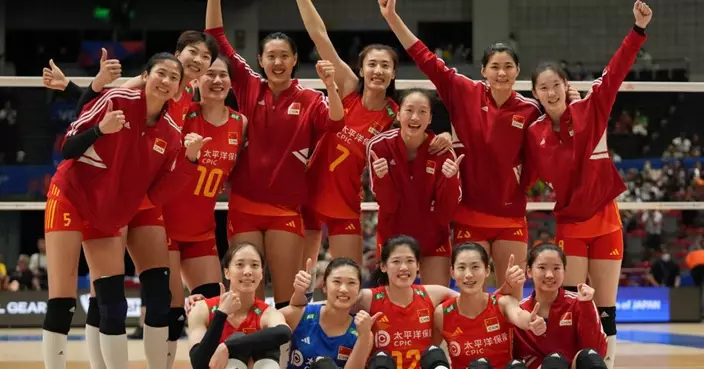 世界女排聯賽：中國女排戰勝荷蘭隊