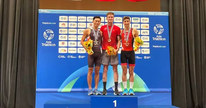 U23亞洲三項鐵人錦標賽 港隊男子組包辦金牌銅牌