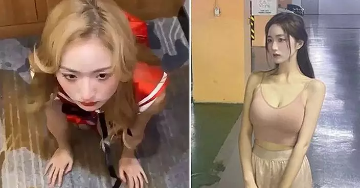 清純網紅無碼性愛片流出 認前男友拍綁狗鏈學狗爬照