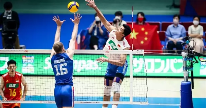 世界男排聯賽中國隊不敵塞爾維亞隊