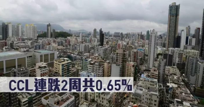 二手樓價指數｜CCL連跌2周共0.65%