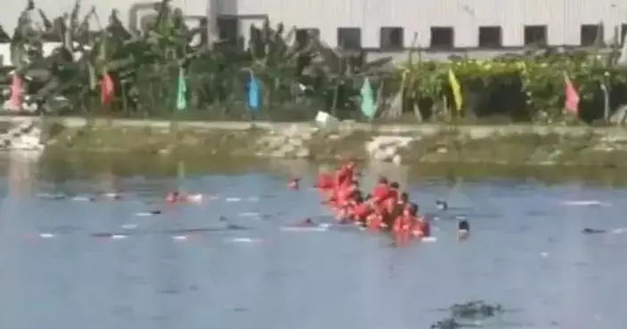 廣東龍舟訓練時轉彎入水翻側 致2人死亡