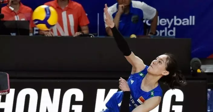 世界女排聯賽香港站 中國隊李盈瑩貢獻全場最高18分