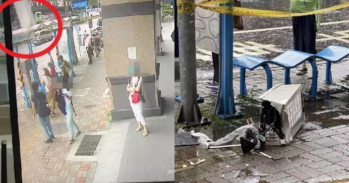 台灣鬧市17樓驚悚飛墮冷氣機  22歲女學生遭擊中頭部慘死