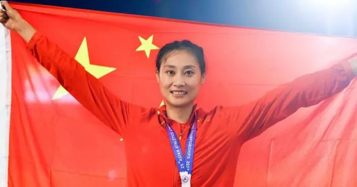 亞洲錦標賽  中國田徑選手李玲奪得女子撐杆跳高冠軍