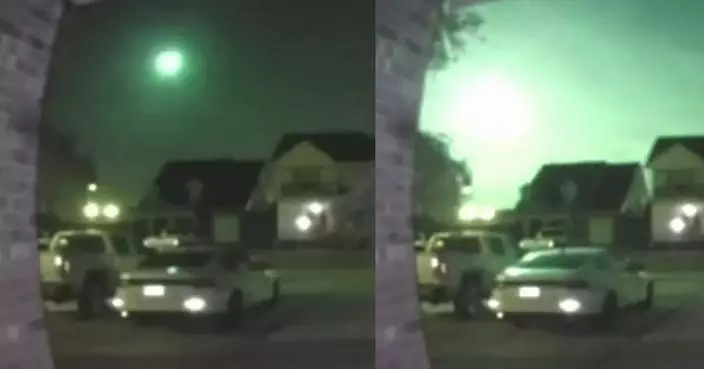 神秘綠色火球掠過夜空 UFO陰謀論證據確鑿？