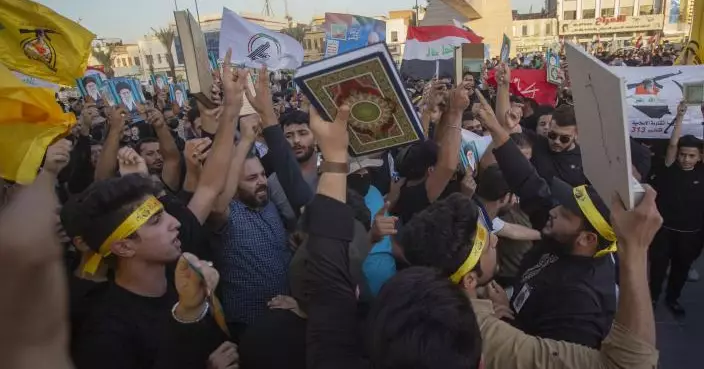 伊拉克首都幾千民眾上街 抗議瑞典丹麥有人焚燒可蘭經