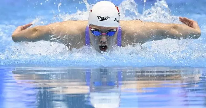 張雨霏游泳世錦賽首奪金　覃海洋男子100米蛙泳稱王