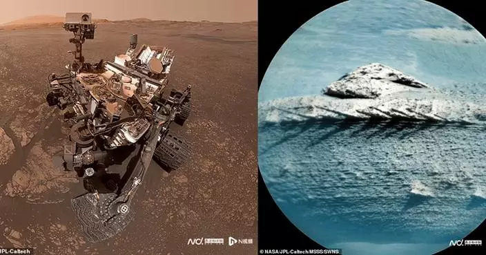 火星隕石坑驚現神秘岩石 科學家不排除為外星飛船殘骸