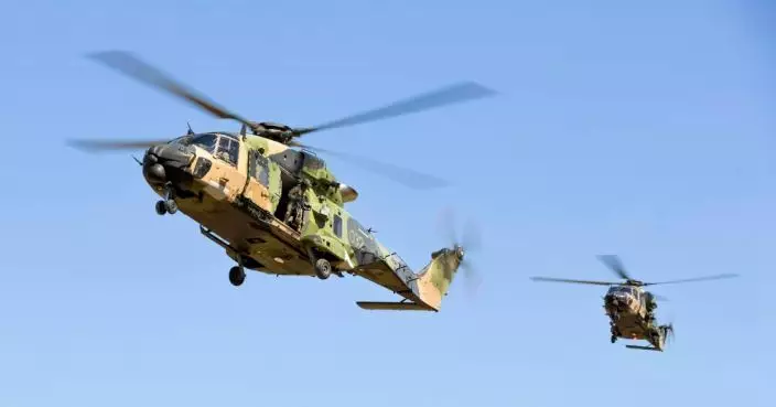 軍用直升機墮海 澳洲防長相信4人已遇難
