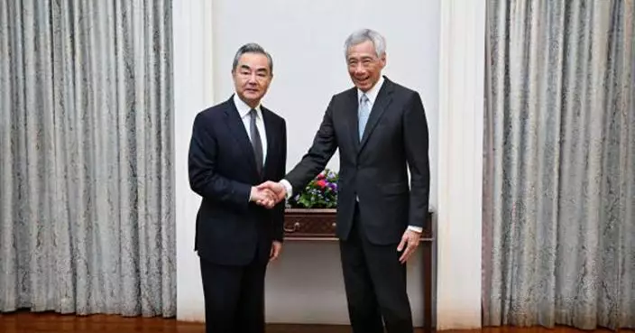王毅新加坡晤李顯龍 強調中國發展是和平力量的增長