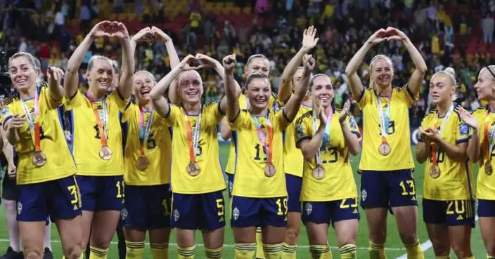 瑞典2:0挫澳洲奪得女足世界盃季軍