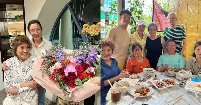 楊紫瓊大馬探親超級豪宅曝光 與倒模姊妹飯聚網民激讚好幸福