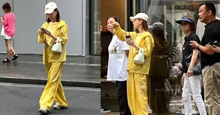何超蓮同三太深圳出行被捕獲 網民讚：臉好小！