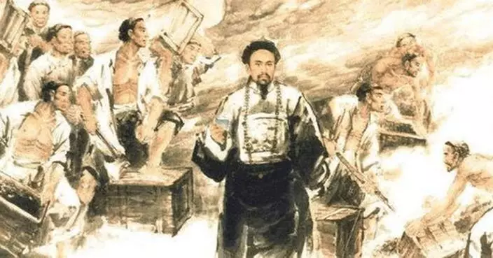 鴉片戰爭中唯一殉國的清朝總督裕謙 投水殉國書寫「氣節」二字