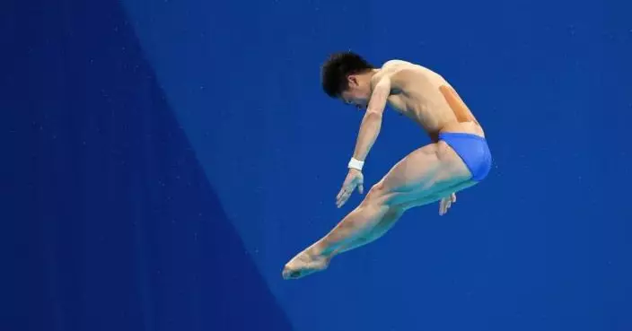 成都大運會 國家隊奪得跳水混合團體金牌