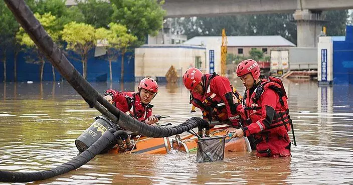 松花江出現今年第一號洪水