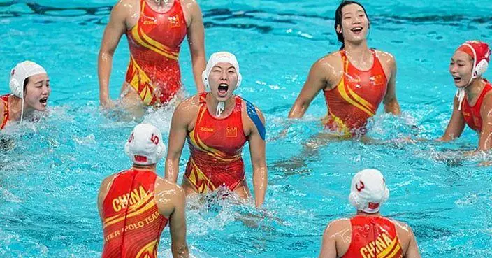 國家隊成都大運會女子水球項目奪金